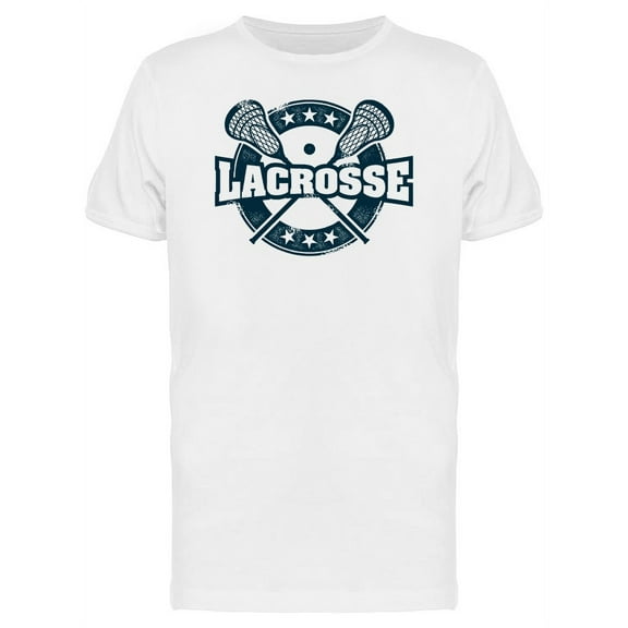Vintage Style Lacrosse T-Shirt Men -Image by Shutterstock, Male Small
