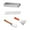 Short stainless stee, variant on SDFGTstore Pack of 3 Sturdy Construction Rectangular Tiramisu Molds Spatula Included