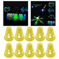 thumbnail image 1 of Durable LED Skating .8x8cm Stable Windproof The Dark Inline Roller Skate Training Marker Agility Football Practice Pile Cups , Yellow, 7.8x8cm, 1 of 10