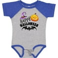 thumbnail image 3 of Inktastic Happy Halloween Bat, Witch Hat, Jack O Lantern Boys or Girls Baby Bodysuit, 3 of 5