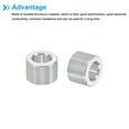 thumbnail image 4 of M4 Aluminum Spacers, 5 Pcs Metal Spacer Aluminum 4.1mm ID x 7mm OD x 5mm L Aluminum Spacer Screw Standoff Round, 4 of 5