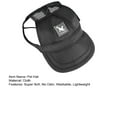thumbnail image 7 of Mightlink Pet Baseball Cap Breathable Adjustable Super Soft Washable Ear Holes Design Dress Up Cloth Outdoor Sports Pet Sunhat Dog Visor Cap Pet Supplies, 7 of 7
