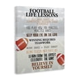 thumbnail image 2 of Stupell Industries Eclectic Football Life Lessons Canvas Art, 30 x 40, by Kim Allen, 2 of 8