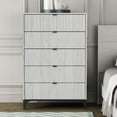thumbnail image 3 of Galano Zaffy 5-Drawer Dusty Grey Oak Chest of Drawers (46.4 in. H x 30.7 in. W x 15.6 in. D), 3 of 9