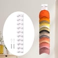 thumbnail image 4 of simhoa Baseball Caps Organizer Cap Display Holder Wall Mounted Compact Modern Stand Hat White, 4 of 5