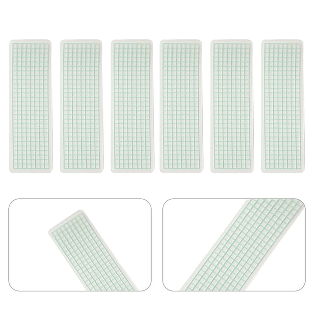 TEHAUX 40Pcs Washi Tape Storage Boards Light Green Thick Plastic Tape Sub Packing Dispensers
