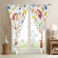 thumbnail image 3 of YST Rideaux Occultants Hérisson Mignon pour Enfants Garçons Filles Rideaux Floraux Boho & Draperies, Rideaux Feuilles Colorées Plante Aquarelle Abstraite Draperies de Fenêtre Animaux Sauvages, 3 of 6