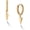 Pyramid, variant on Gold Hoop Earrings 14K Glod Plated Lightweight Huggie Hoops Dangle Snake Lock Love Heart Earrings for Women Hypoallergenic Earrings Dainty Wear