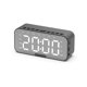 thumbnail image 1 of Seitruly Reloj despertador digital con altavoz compatible con Bluetooth con soporte para teléfono Pantalla de temperatura Reproducción de tarjetas TF Electrónica Negro, 1 of 6