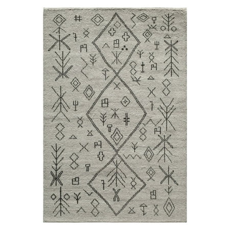 Momeni Atlas ATL-7 Indoor Area Rug Finish off your décor with a touch of tribal style compliments of the Momeni Atlas ATL-7 Indoor Area Rug. This rustic chic rug features neutral tones of beige and brown to match any room s palette. Crafted out of pure wool  the rug can be used in high traffic areas. Its hand-knotted construction adds to its durability and makes each rug made slightly different than the next. Size Options 2 x 3 ft. 2.3 x 8 ft. 3.6 x 5.6 ft. 5 x 8 ft. 8 x 11 ft. 9.6 x 13.6 ft.