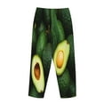 thumbnail image 3 of Lsque Fresh Avocados Print Women's Pajama Pants, Lounge Pant - Comfortable Home Wear,Elastic Waistband, Stylish Design-X-Large, 3 of 9