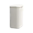 thumbnail image 1 of mmirethe Stainless Steel Trash Can - Durable And Stylish Waste Bin For Kitchen Hanging Kitchen Garbage Can Multi-purpose white 8L, 1 of 6