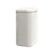 thumbnail image 1 of Bote de basura de cocina Inteprter de acero inoxidable con tapa 8L blanco, 1 of 6