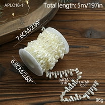 LEFTHIGH Home Pearl String, Pearl Chain, Christmas Tree Decoration, DIY Decorations, Christmas And Wedding Scene Decoration, Decorative Pendants Birthday Decorations