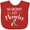 Red, variant on Inktastic No Mistakes, Just Miracles Down Syndrome Awareness Boys or Girls Baby Bib