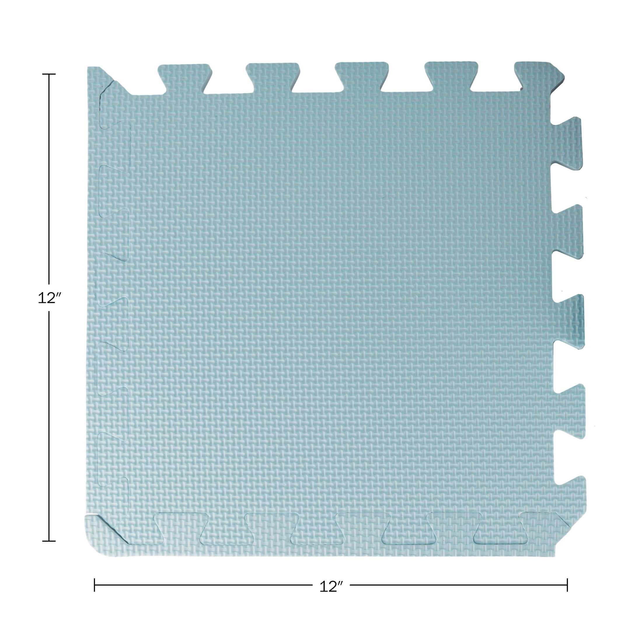 Stalwart 12" x 12" Multicolor Foam Interlocking Floor Mats, 20 Pack
