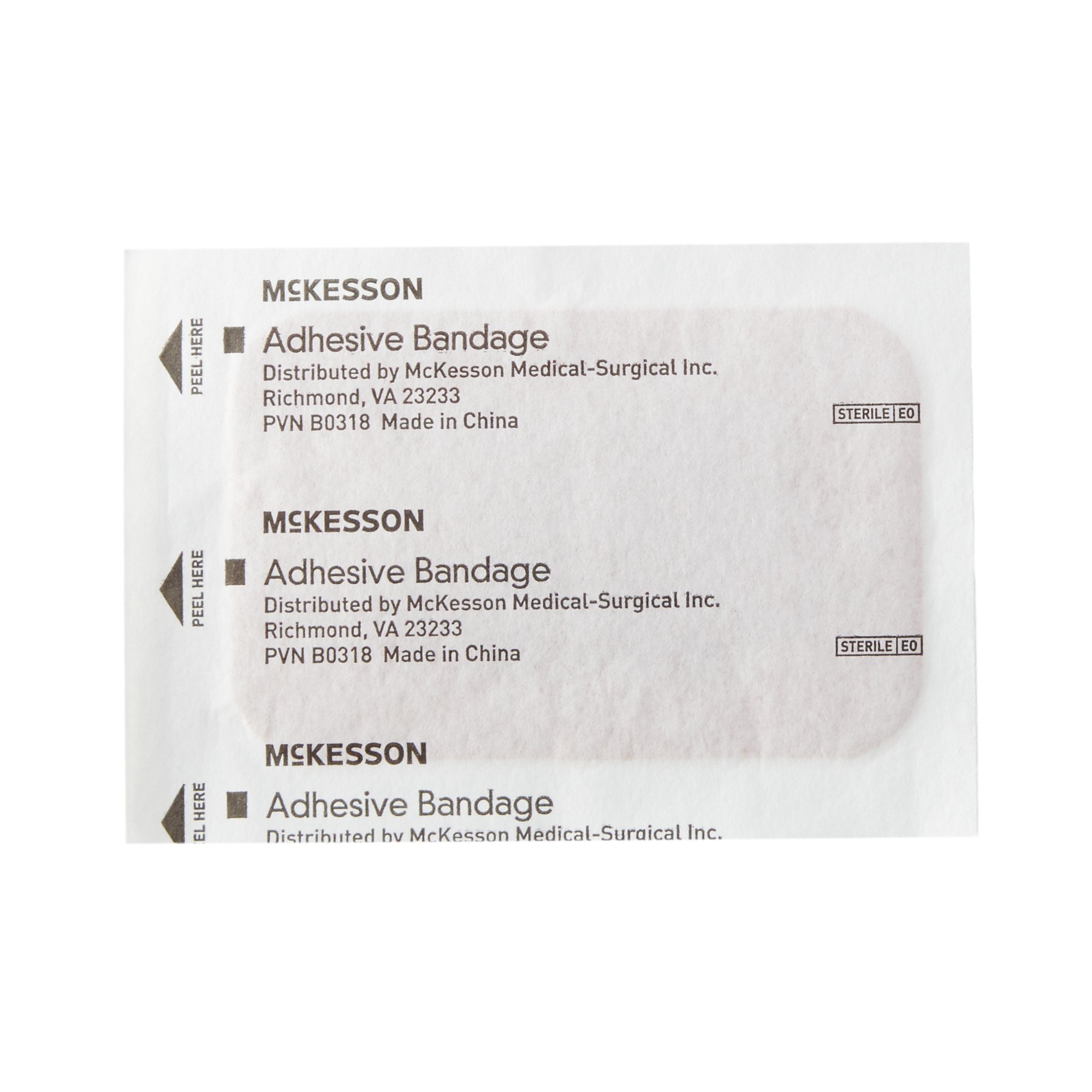 Mckesson Adhesive Bandages, Fabric Patch, 2 In X 3 In, 50 Count, 24 Packs,  1200 Total : Target