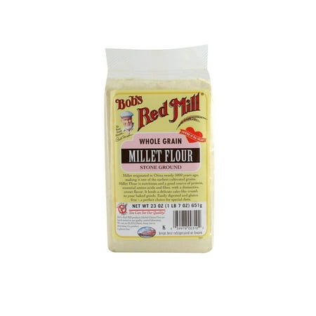 Bob's Red Mill Flour Whole Grain Millet, 23 Ounce (Best Grain Mill For Fine Flour)