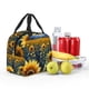 thumbnail image 5 of Easygdp Starry Sky Moon Sunflower Bolsa Térmica Premium - Tela Oxford Impermeable, Gran Capacidad, Bolsillo Frontal, Unisex para Trabajo, Escuela, Actividades al Aire Libre y Picnics, 5 of 8