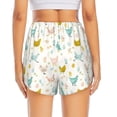 thumbnail image 2 of Lsque Chicken Printed Women's Running Shorts with Liner Pockets,Elastic Quick Dry Workout Athletic Gym Yoga Shorts,Womens High Waist Shorts-, 2 of 9