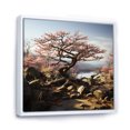 thumbnail image 2 of Designart "Tranquil Japanese Bonsai" Tree Oak Floater Framed Wall Decor, 2 of 5