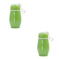 thumbnail image 3 of Toystoory Taza aislada Botella de bebida Frasco de vacío 300ML Mano de obra fina Artesanía multipropósito Sin fugas Patrones lindos Taza de Verde 2piezas, 3 of 6