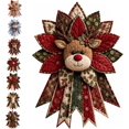 thumbnail image 5 of Festive Quilted Christmas Door Hanging DIY Sewing Kit, Christmas Quilted Bow DIY Kit with Fabric, Batting, Thread, Templates & Instructions, Patchwork Hanging Decor Kit for Door Wall Display, 5 of 5