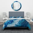 thumbnail image 2 of Designart 'Geode Slice Macro' Abstract Duvet Cover Set, 2 of 4