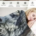 thumbnail image 3 of Shiartex Wolf Blanket Super Soft Cozy Wolves Throw Blanket Lightweight Wildlife Animal Bedding Blanket Gifts for Men Women Kids Girls Boys Bed Decor  60x80in, 3 of 6