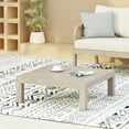 thumbnail image 5 of GDF Studio Cascada Outdoor Acacia Wood Coffee Table, Light Gray Wash, 5 of 5