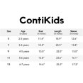 thumbnail image 4 of ContiKids Toddler Little Girls Long Sleeve Dress Ribbon Bowknot Stripe Blouse Shirts Dresses Blue 6-7 Year, 4 of 4
