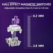 Keychron K10 HE 100% Wireless RGB Magnetic Switch Keyboard, Rapid Trigger, QMK, 2.4G/BT, Standard Black