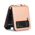 thumbnail image 3 of Nalacover for Samsung Galaxy Z Flip 4 Crossbody Wallet Case with Back Card Slot, Purse Cover with Shoulder Strap Classic PU Leather Lanyard for Women Girls, TPU Shockproof Non-Slip Case, Rosegold, 3 of 9