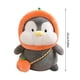 thumbnail image 3 of Peluche De Pingüino. Muñeco. Peluche Para Abrazar Y Jugar. Corbata Con Sombrero Y Cartera. Pingüino (Mochila De Calabaza)., 3 of 7