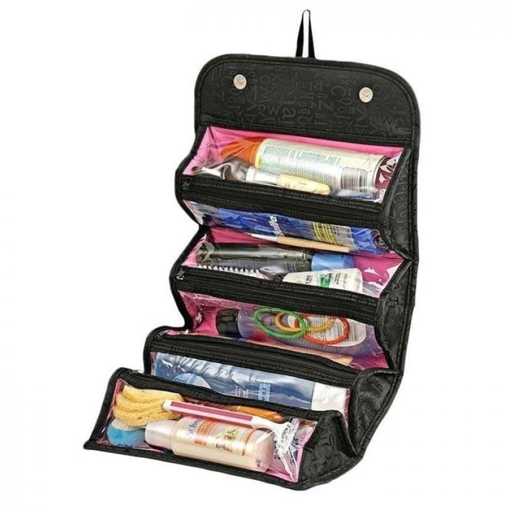 roll up cosmetic travel bag