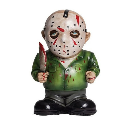 Friday The 13th Jason Voorhees Lawn Gnome Halloween Decoration