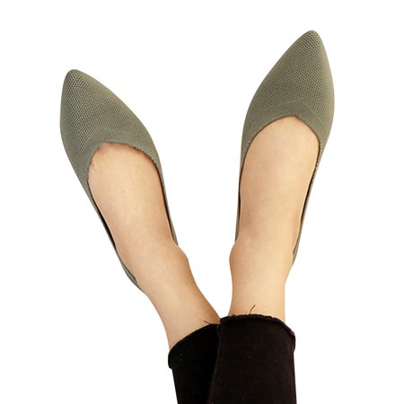 

Women Classic Pointy Toe Ballet Flat Shoes Single Shoes Casual Shallow Mouth Flat Shoes for Spring