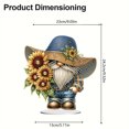 thumbnail image 2 of Forma especial lindo gnomo DIY colorido mesa diamante pintura ornamento kits, 2 of 7