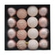 thumbnail image 1 of 16 Adornos Navideños de Bolas, Bolas, Adornos Colgantes para Árbol de Navidad DIY Oro rosa, 1 of 9