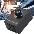 thumbnail image 2 of 120V Stepless Speed Controller, Governor Pointer Display Fit for Fans Lights Power Tools, Motor Equipment US Plug, 2 of 8
