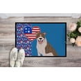 thumbnail image 2 of Fawn Brindle Pit Bull Terrier USA American Indoor or Outdoor Mat 24x36, 2 of 5