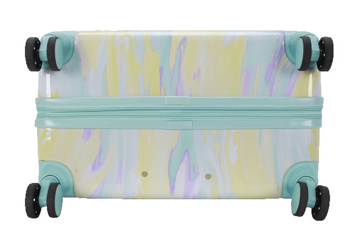 ABS Plastic 28-inch Hard Side Checked Luggage in Tie Dye Print, Walmart Exclusive, All Ages