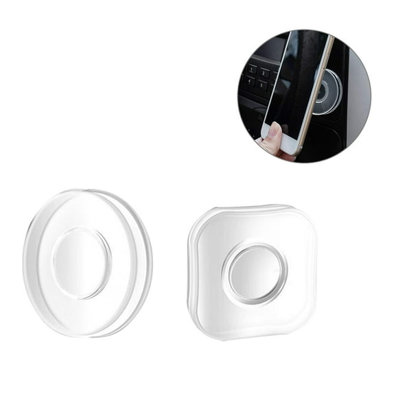 Injueey Soporte para teléfono móvil Pegatina Reutilizable Soporte para teléfono celular Almohadilla de gel Almohadilla transparente Almacenamiento y organización del hogar Injueey HA001004-00