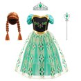 thumbnail image 3 of Anna Children Frozen Suitable Halloween Carnival Multiple Occasions Princess Cosplay Dress with Accessories Sets Multiple Styles, 3 of 6