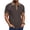 Brown, variant on Short Sleeve Mens Golf Polo Shirts Summer Colorblock Quick Dry Classic T-Shirt Casual Collared Slim Fit Moisture Wicking Tops