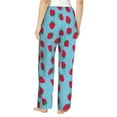 thumbnail image 3 of Balery Strawberries print Women's Pajama Pants,Ultra Lightweight Pjs,Lounge Pant-XX-Large, 3 of 9
