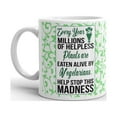 thumbnail image 2 of Every Year Millions Of Helpless Plants Are Eaten Vegetarian Help Stop This Madness Coffee Tea Ceramic Mug Office Work Cup Gift 15 oz, 2 of 3