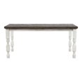 thumbnail image 4 of Furniture of America Treon Wood 5-Piece Counter Dining Set in Antique White, 4 of 13
