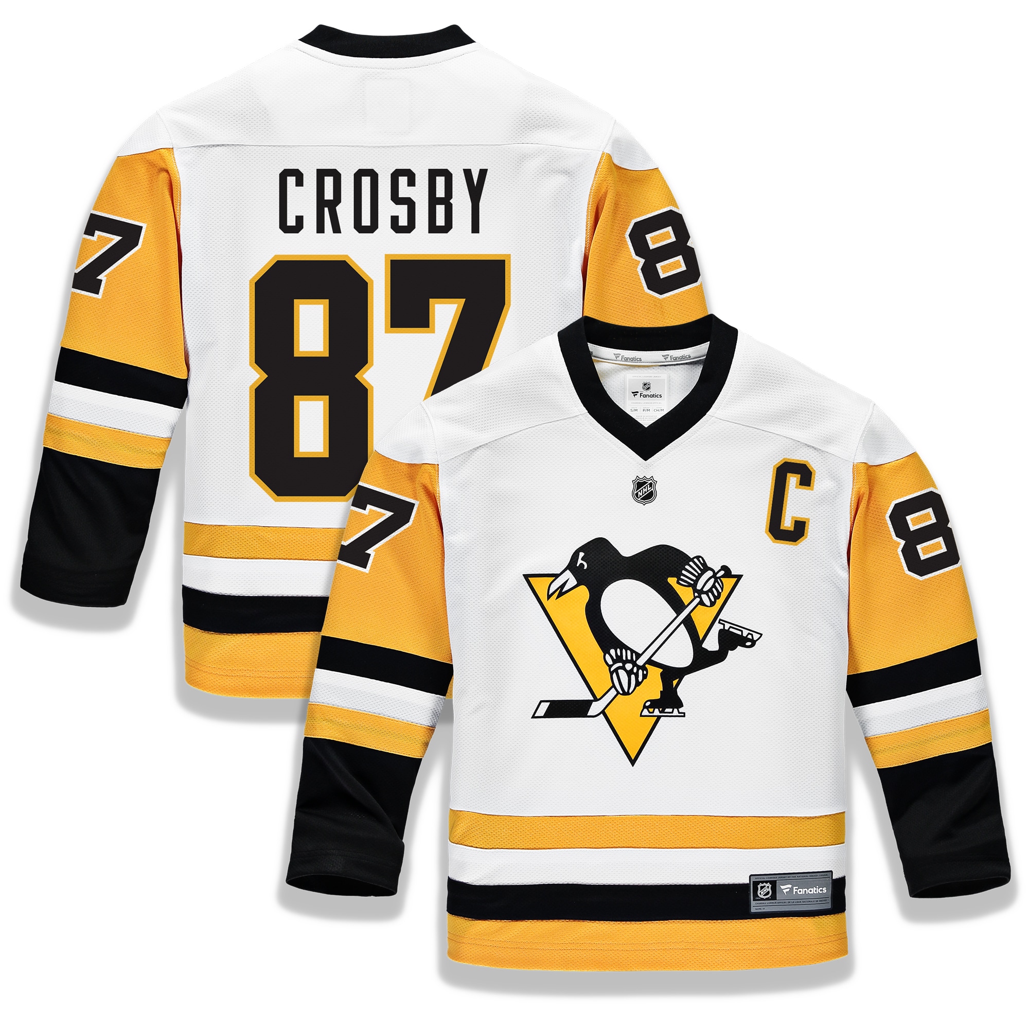 sidney crosby white jersey