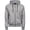 Heather Grey, variant on Tee Jays Mens Full Zip Hooded Sweatshirt